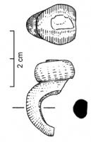 BAG-4093 - Bague en verre
verre
TPQ : 150 - TAQ : 250
Bague entièrement en verre, à jonc orné de filets spiralés jaunes sur un fonc transparent, le chaton en verre rapporté (bleu cerclé de jaune opaque, ou rouge cerclé de jaune).