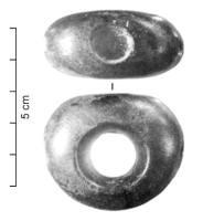 BAG-4414 - Bague en ambre de forme simple