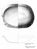 BAS-4055 - Bassin/cuvette ovale
bronze
Bassin ovale, de faible profondeur, à large bord horizontal
Le fond est généralement marqué de deux ovales ou deux rectangles concentriques.