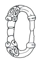 BCC-5002 - Boucle à têtes d'animaux affrontées
bronze
Simple boucle à têtes d'animaux affrontées de part et d'autre du repos d'ardillon.