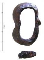 BCC-5014 - Boucle réniforme
fer
Boucle réniforme, non damasquinée, sans plaque-boucle associée.