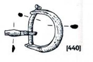 BDR-4001 - Boucle de baudrier
bronze
Boucle de baudrier en bronze en D, à ardillon.