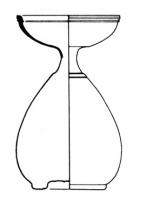 BLS-4013 - Balsamaire de type Tassinari F.2310
bronze
Balsamaire à corps ovoïde et bord en coupelle très évasée.