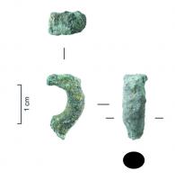 BLS-4090 - Balsamaire
bronze
Éléments isolés appartenant à un balsamaire : attache d'anse foliacée, anse isolée...