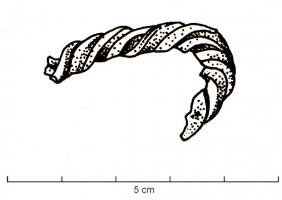 BRC-4094 - Armilla 
argent
TPQ : 1 - TAQ : 200
Bracelet constitué de plusieurs brins filiformes torsadés.