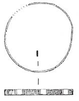 BRC-4228 - Bracelet rubané
bronze
TPQ : 200 - TAQ : 450
Bracelet rubané orné d'une alternance de section lisse et bandes hachurées.