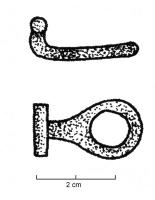 BTA-4004 - Bouton à anneau
bronze
Bouton dont la tête est remplacée par une barrette transversale ; l'anneau est circulaire.