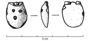BTS-3004 - Boîte à sceau en forme de bourse
bronze
Boîte à sceau en bronze, en forme de bourse ; couvercle lisse ; fond bombé percé de trois trous.