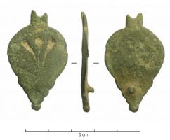 BTS-4058 - Boîte à sceau en forme de goutte
bronze
Boîte à sceau en forme de goutte; couvercle plat à pointe de calage ; décor creux d'inspiration florale.