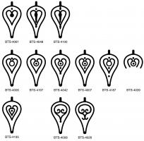 BTS-4207 - • série : Boîte à sceau en forme de goutte
bronze
TPQ : 100 - TAQ : 250
Classification proposée pour les boîtes à sceau en forme de goutte effilée : les côtés sont souvent légèrement concaves.