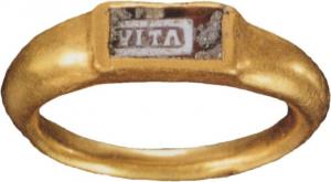 CAM-4010 - Camée rectangulaire inscrit
or, pierre
Camée rectangulaire inscrit dans un cadre (lettres non rétrogrades).