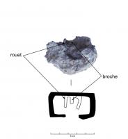 CDN-9008 - Cadenas à boîtier cylindrique
fer
Boîte en fer cylindrique, contenant le mécanisme.