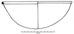 CHD-3006 - Chaudron
fer
Chaudron hémisphérique en tôle de fer, bordure renforcée.