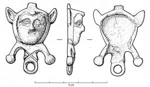 CLA-9001 - Clavendier à tête de fou
bronze
Clavendier, ou châtelaine, ou
