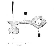 CLE-7003 - CléferTPQ : 1100 - TAQ : 1400Clé avec anneau en losange. La tige peut être forée ou pleine. 