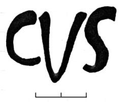 COV-4414 - Tuile estampillée CVS
terre cuite
TPQ : -30 - TAQ : 200
Tuile estampillée CVS, avec ou sans cartouche.