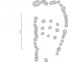 CSS-4008 - Semelle cloutée avec motif quadrangulaire central
fer
Semelle avec cloutage sur le pourtour et un cloutage formant un motif quadrangulaire au centre de l'avant pied. Pointe évasée avec positionnement de l'orteil légèrement marqué.