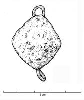 CUB-4017 - Curseur de balance biconique à deux anneaux
plomb
Curseur de balance en plomb, caractérisé par la présence de deux suspensions en bronze, opposées : le curseur se place entre le fléau et la suspension d'un contrepoids.