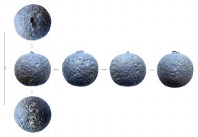 CUB-4128 - Curseur de balance
fer
Curseur constitué d'une masse de fer globulaire avec un anneau de suspension également en fer.