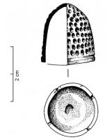 DCD-9008 - Dé à coudre
bronze
Dé à coudre coulé, de profil ogival ou