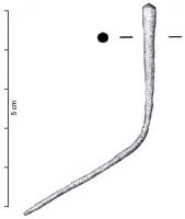EPG-4554 - Épingle
bronze
TPQ : 1 - TAQ : 400
Epingle droite, dont le diamètre diminue en allant vers le sommet qui est conique.
