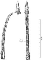 EPR-6015 - Eperon à stimulus riveté et branche moulée
bronze doré
Éperon en bronze doré à décor de bosses et d'encoches.