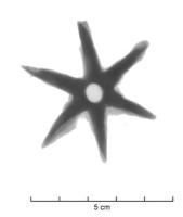 EPR-7002 - Molette d'éperon à 6 pointes
fer
Molette de grande taille, à six pointes triangulaires et perforation centrale.