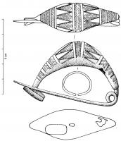 FIB-2191 - Fibule a sanguisuga
bronze
Fbule à corps renflé (en forme de