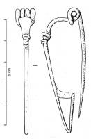 FIB-3884 - Fibule à ailettes naissantes
bronze
TPQ : -70 - TAQ : -30
Fibule à ailettes naissantes (all.