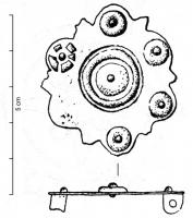 FIB-4112 - Fibule géométrique plate