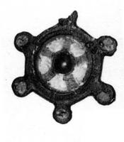 FIB-4278 - Fibule circulaire émaillée