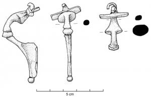 FIB-4497 - Fibule Almgren 67/69
bronze
TPQ : 50 - TAQ : 80
Fibule coulée, à