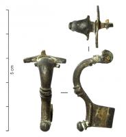 FIB-4576 - Fibule Almgren 67/68
argent
TPQ : 50 - TAQ : 80
Fibule coulée, à