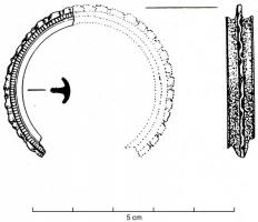 FIB-4940 - Fibule pénannulaire
bronze
TPQ : 150 - TAQ : 250
Fibule en oméga (