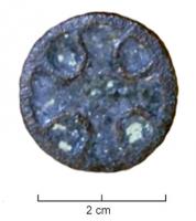 FIB-6020 - Fibule circulaire émaillée, Kreuzemailfibel type 1