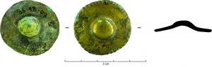 FIB-6034 - Fibule circulaire à umbo