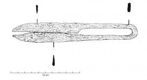 FRC-5003 - Forces
fer
Paire de forces en fer à lames triangulaires et ressort simple.  La longueur des lames est supérieure ou équivalente à celle du ressort.