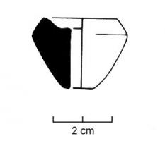 FUS-2002 - Fusaïole en forme de cupule
terre cuite
Fusaïole en forme de cupule carénée, large cavité supérieure, inornée.