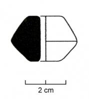 FUS-2005 - Fusaïole bitronconique
terre cuite
Fusaoïle bitronconique, inornée.