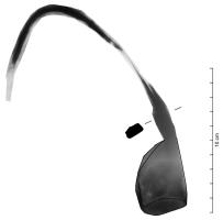 GAF-9003 - Gaffe à crochet simple et douille conique.
fer
Gaffe à douille équipée d'une longue tige effilée en crochet de section quadrangulaire ou circulaire.