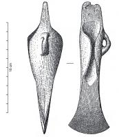 HCH-1016 - Hache à ailerons subterminaux