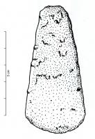 HCH-1065 - Hache plate à bords rectilignes ou convexes
bronze ou cuivre
Hache plate à bords rectilignes ou convexes, de section transversale non connue.