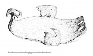 HPS-4007 - Hipposandale
fer
Hipposandale à rabats latéraux et talonnière percée de deux trous.