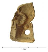 LMP-42099 - Médaillon de lampe : motif à déterminer
terre cuite
TPQ : 1 - TAQ : 100
Décor moulé sur médaillon de lampe : motif à déterminer.