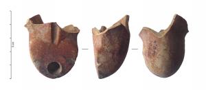 LMP-42242 - Lampe de firme: bec non orné
terre cuite
TPQ : 50 - TAQ : 100
Lampe moulée avec ou sans anse, et bec en ogive à canal étroit.