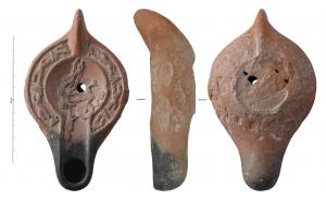 LMP-42360 - Lampe Hayes II : Achille traînant le corps d'Hector