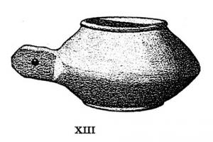 LMP-42491 - Lampe à suif Loeschcke XIII