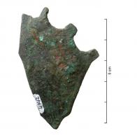 MRR-4007 - Miroir Lloyd-Morgan Group L : à bordure découpée
bronze
Miroir à bordure radiée : les festons peuvent être plus ou moins individualisés (par une encoche ou une simple incision), et associés à un décor d'incisions ou de petits cercles oculés.