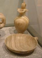 PAT-4052 - Patère
albâtre
Patère en albâtre, tournée, à manche terminé par une tête animale (fauve ou bélier).