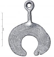 PDQ-1055 - Pendeloque crescentiforme
bronze
Pendeloque en forme de croissant, à bélière dégagée. La tige de la bélière peut être lisse, striée ou cannelée.